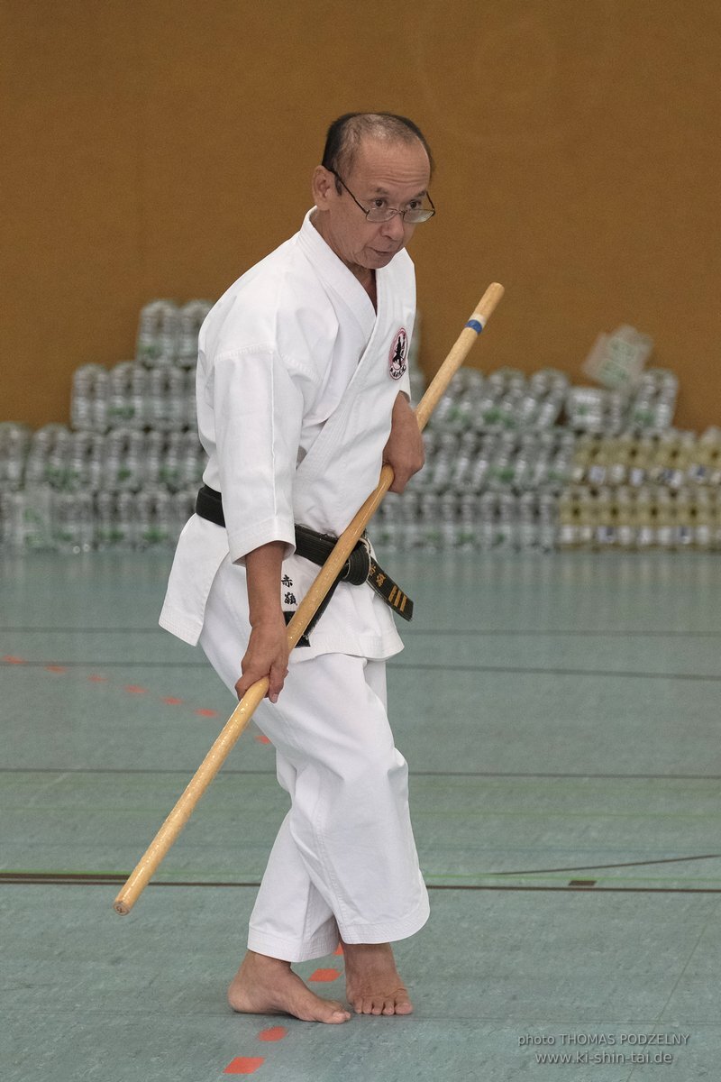 Ryukyu Kobudo Lehrgang mit Kaicho Hiroshi Akamine 9.Dan aus Okinawa in Erlangen 8.-11.9.2022