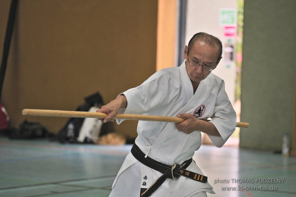 Ryukyu Kobudo Lehrgang mit Kaicho Hiroshi Akamine 9.Dan aus Okinawa in Erlangen 8.-11.9.2022