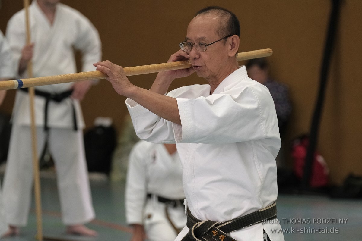 Ryukyu Kobudo Lehrgang mit Kaicho Hiroshi Akamine 9.Dan aus Okinawa in Erlangen 8.-11.9.2022