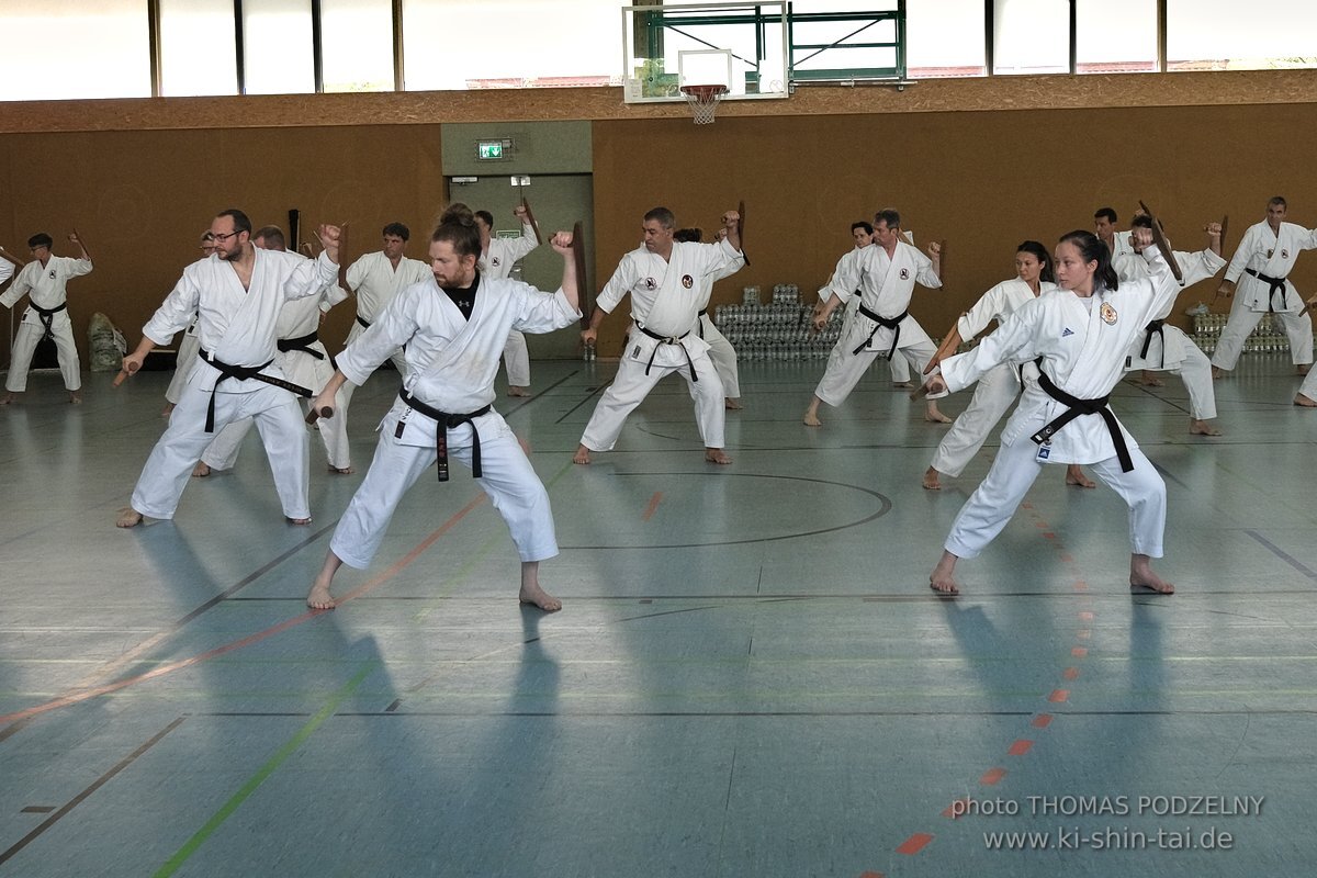 Ryukyu Kobudo Lehrgang mit Kaicho Hiroshi Akamine 9.Dan aus Okinawa in Erlangen 8.-11.9.2022