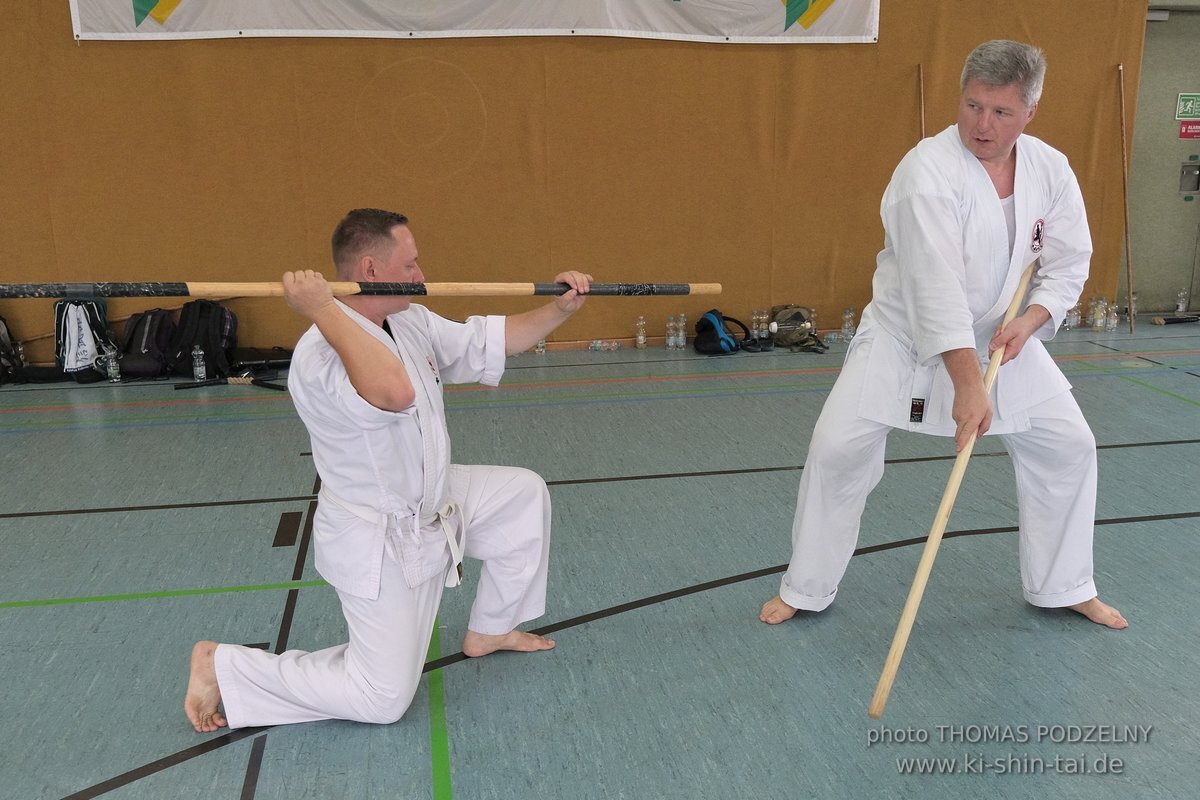 Ryukyu Kobudo Lehrgang mit Kaicho Hiroshi Akamine 9.Dan aus Okinawa in Erlangen 8.-11.9.2022