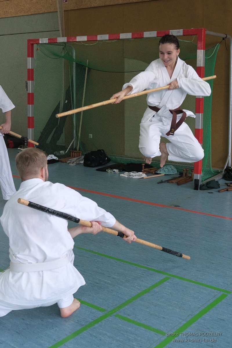 Ryukyu Kobudo Lehrgang mit Kaicho Hiroshi Akamine 9.Dan aus Okinawa in Erlangen 8.-11.9.2022