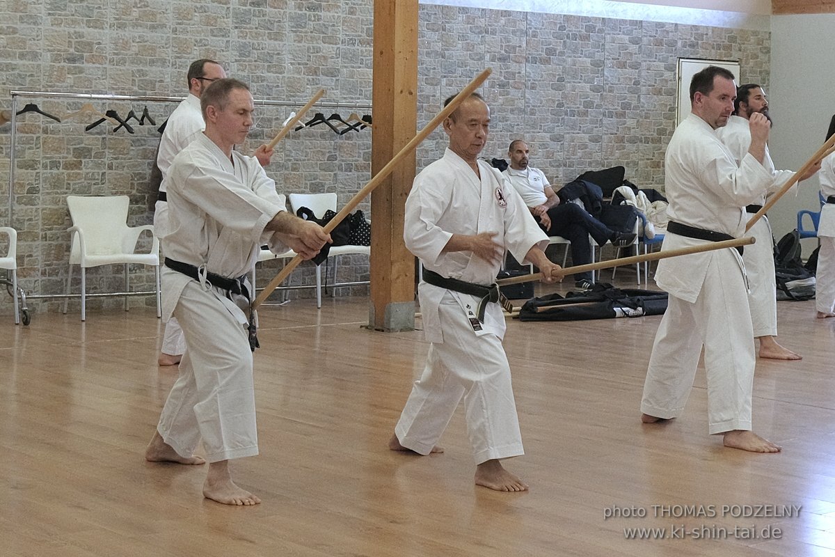 Ryukyu Kobudo Lehrgang Hiroshi Akamine Hanshi 9.Dan - Rom - 3.-5.3.2023