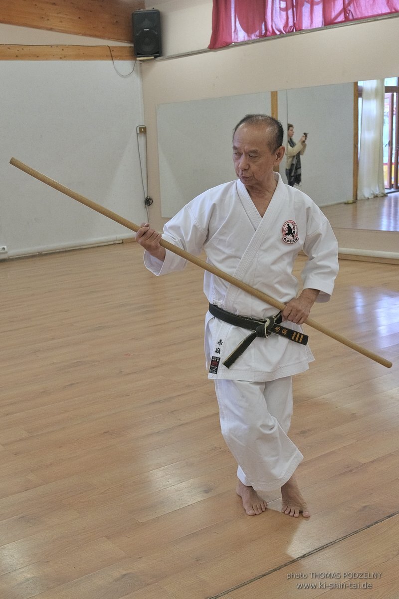 Ryukyu Kobudo Lehrgang Hiroshi Akamine Hanshi 9.Dan - Rom - 3.-5.3.2023