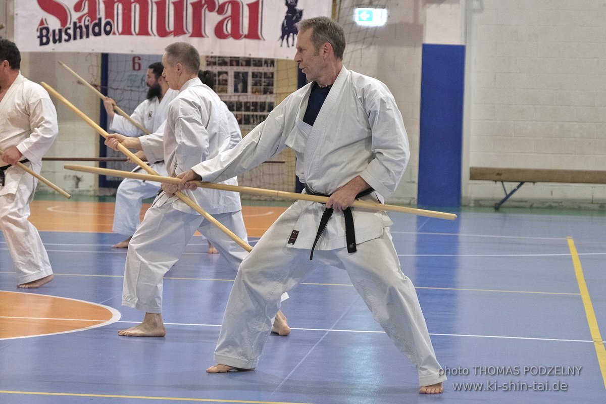 Ryukyu Kobudo Lehrgang Hiroshi Akamine Hanshi 9.Dan - Rom - 3.-5.3.2023