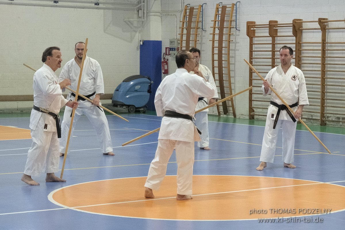 Ryukyu Kobudo Lehrgang Hiroshi Akamine Hanshi 9.Dan - Rom - 3.-5.3.2023