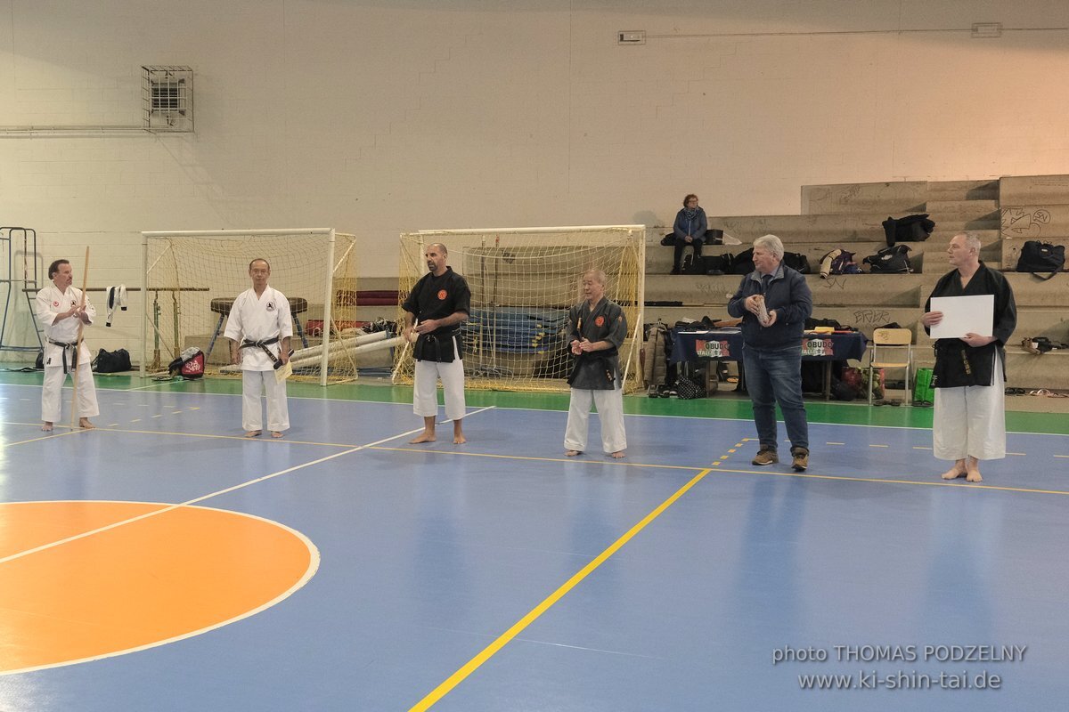 Ryukyu Kobudo Lehrgang Hiroshi Akamine Hanshi 9.Dan - Rom - 3.-5.3.2023