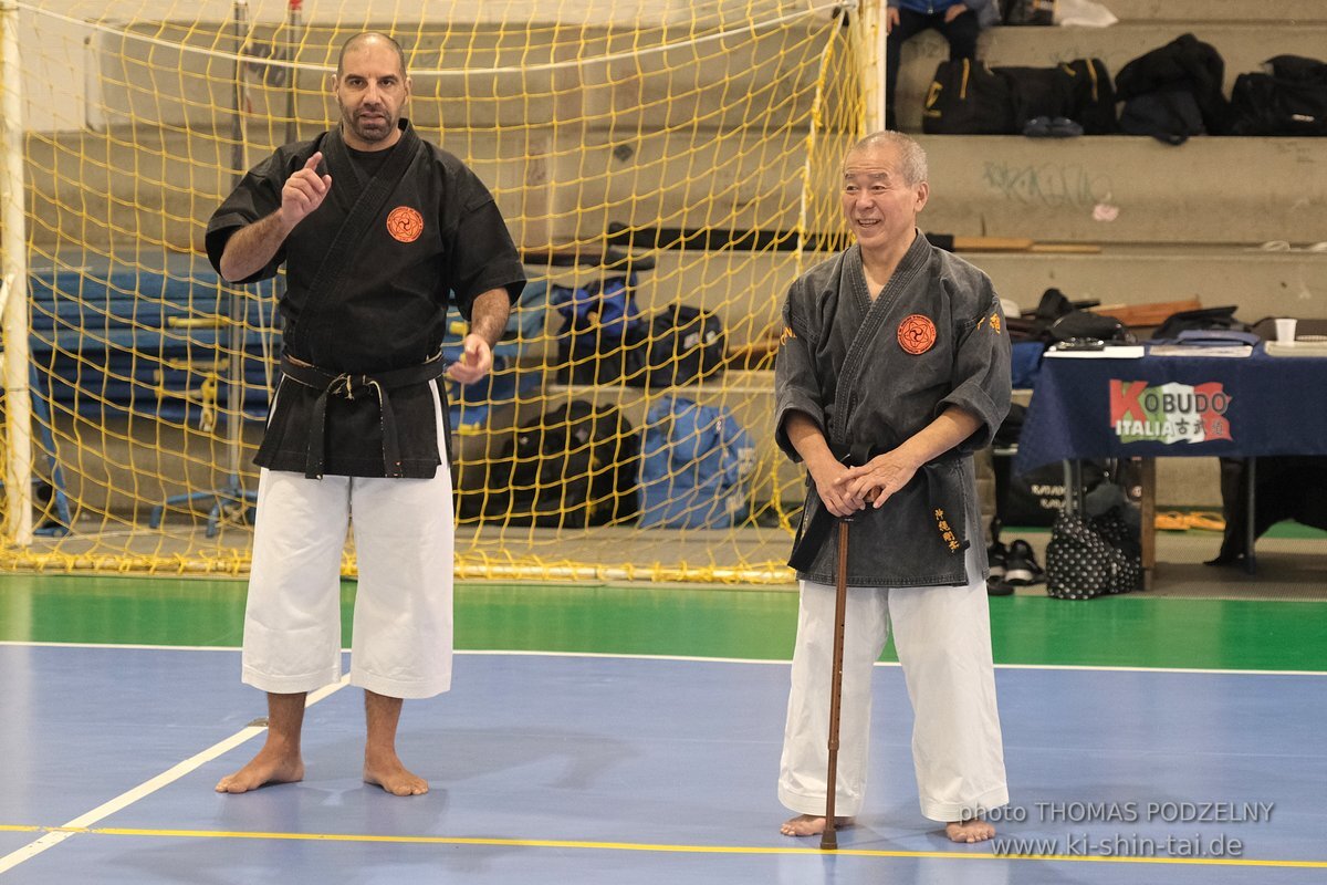 Ryukyu Kobudo Lehrgang Hiroshi Akamine Hanshi 9.Dan - Rom - 3.-5.3.2023