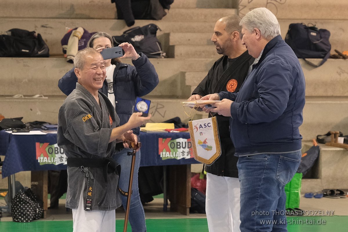 Ryukyu Kobudo Lehrgang Hiroshi Akamine Hanshi 9.Dan - Rom - 3.-5.3.2023