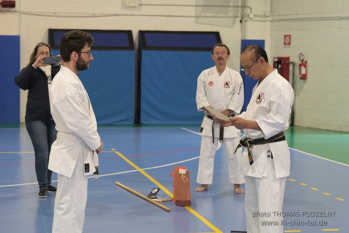 Ryukyu Kobudo Lehrgang Hiroshi Akamine Hanshi 9.Dan - Rom - 3.-5.3.2023