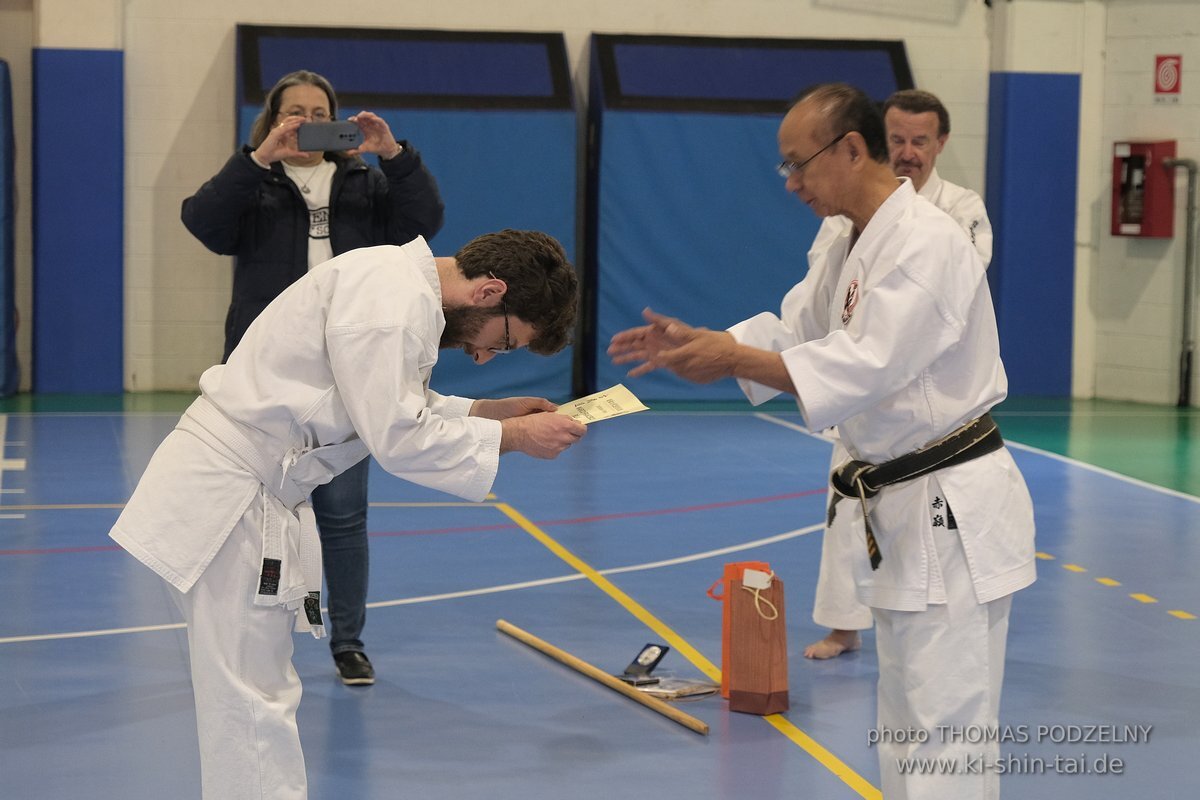 Ryukyu Kobudo Lehrgang Hiroshi Akamine Hanshi 9.Dan - Rom - 3.-5.3.2023