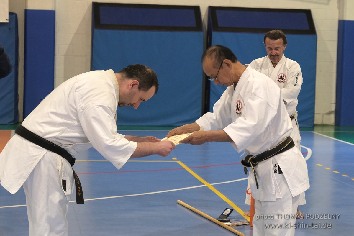 Ryukyu Kobudo Lehrgang Hiroshi Akamine Hanshi 9.Dan - Rom - 3.-5.3.2023