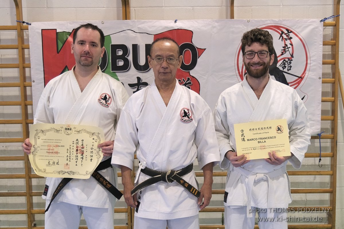 Ryukyu Kobudo Lehrgang Hiroshi Akamine Hanshi 9.Dan - Rom - 3.-5.3.2023