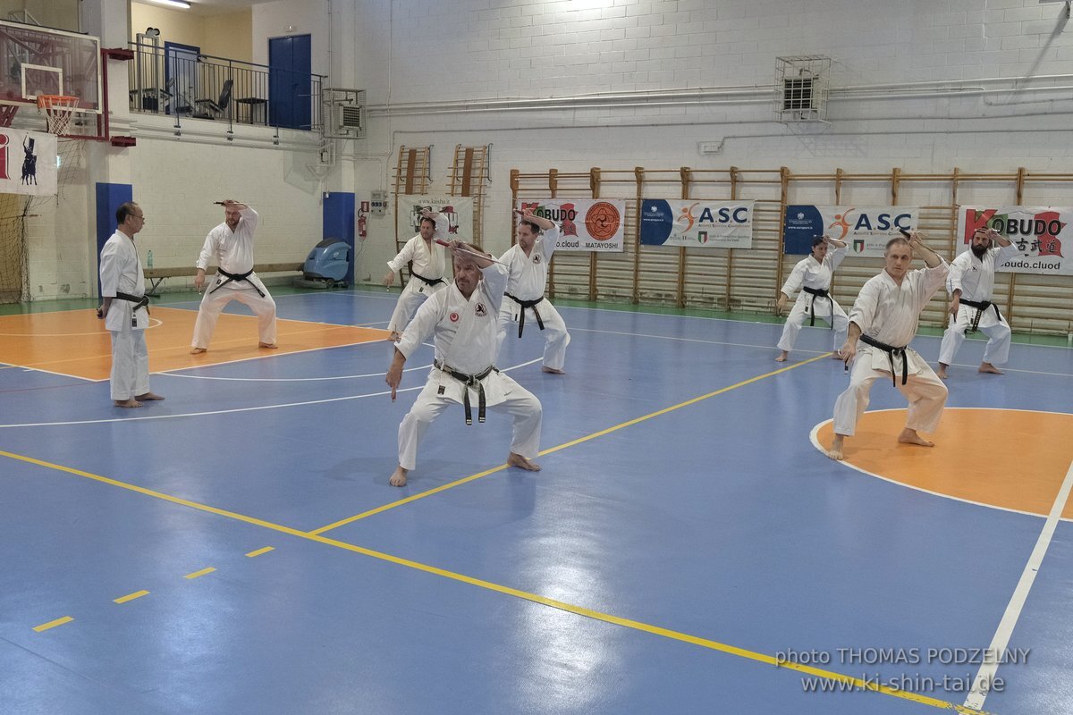 Ryukyu Kobudo Lehrgang Hiroshi Akamine Hanshi 9.Dan - Rom - 3.-5.3.2023