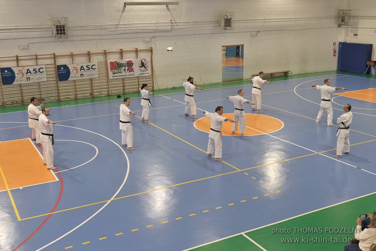 Ryukyu Kobudo Lehrgang Hiroshi Akamine Hanshi 9.Dan - Rom - 3.-5.3.2023