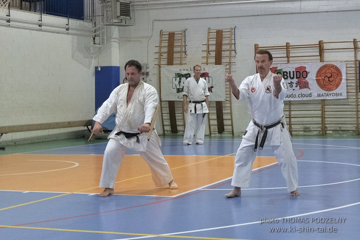 Ryukyu Kobudo Lehrgang Hiroshi Akamine Hanshi 9.Dan - Rom - 3.-5.3.2023