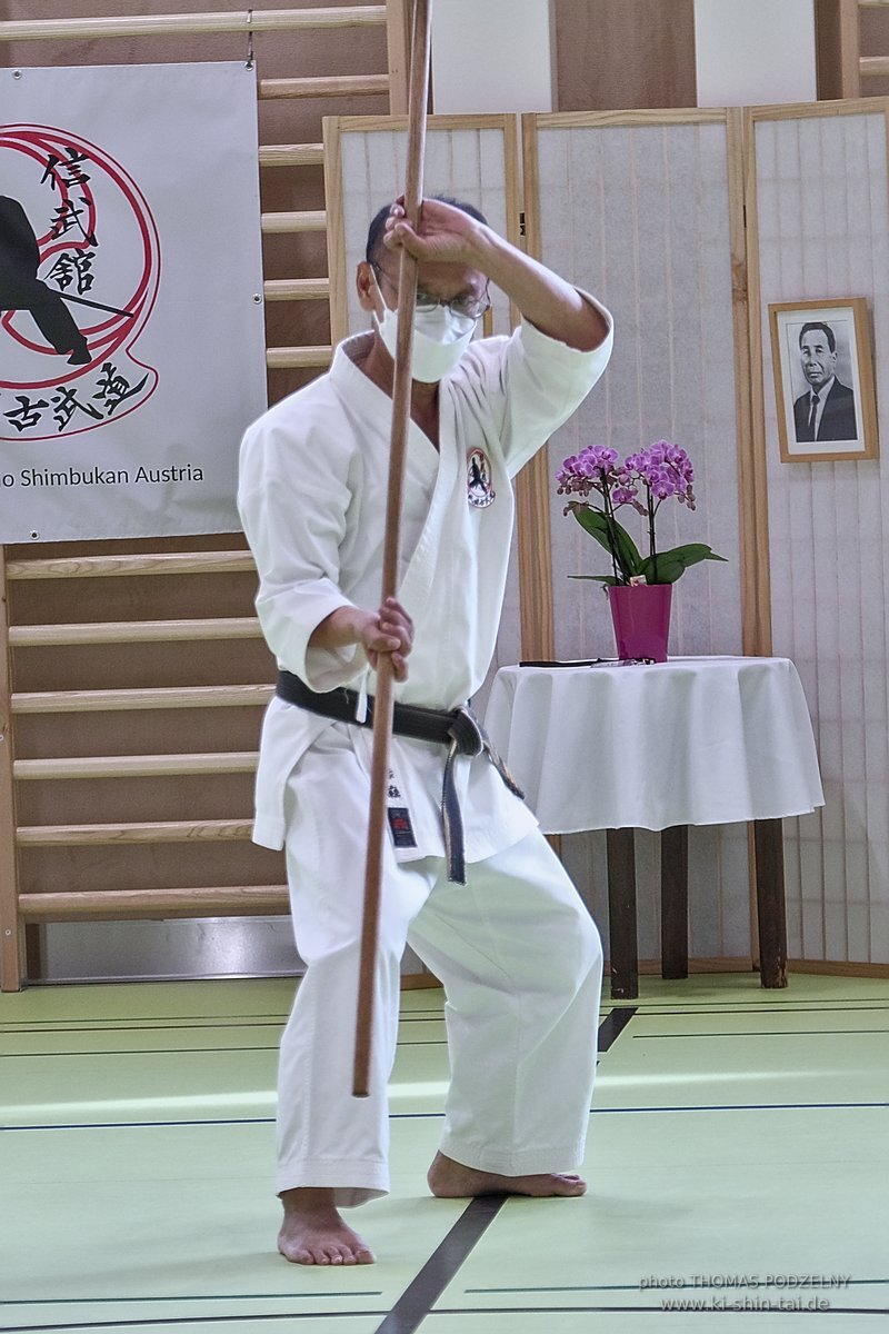 Ryukyu Kobudo Lehrgang Kaicho Hiroshi Akamine Wien 29.4.-1.5.2022 