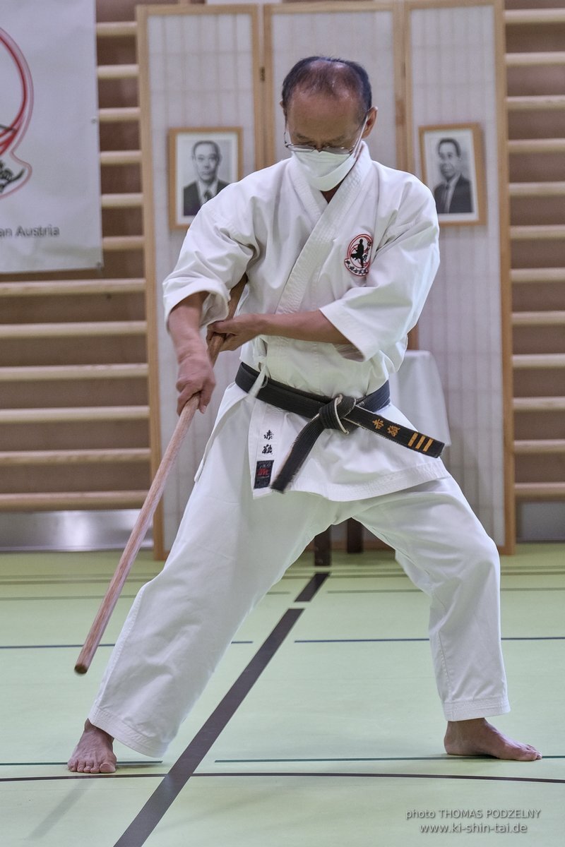 Ryukyu Kobudo Lehrgang Kaicho Hiroshi Akamine Wien 29.4.-1.5.2022 