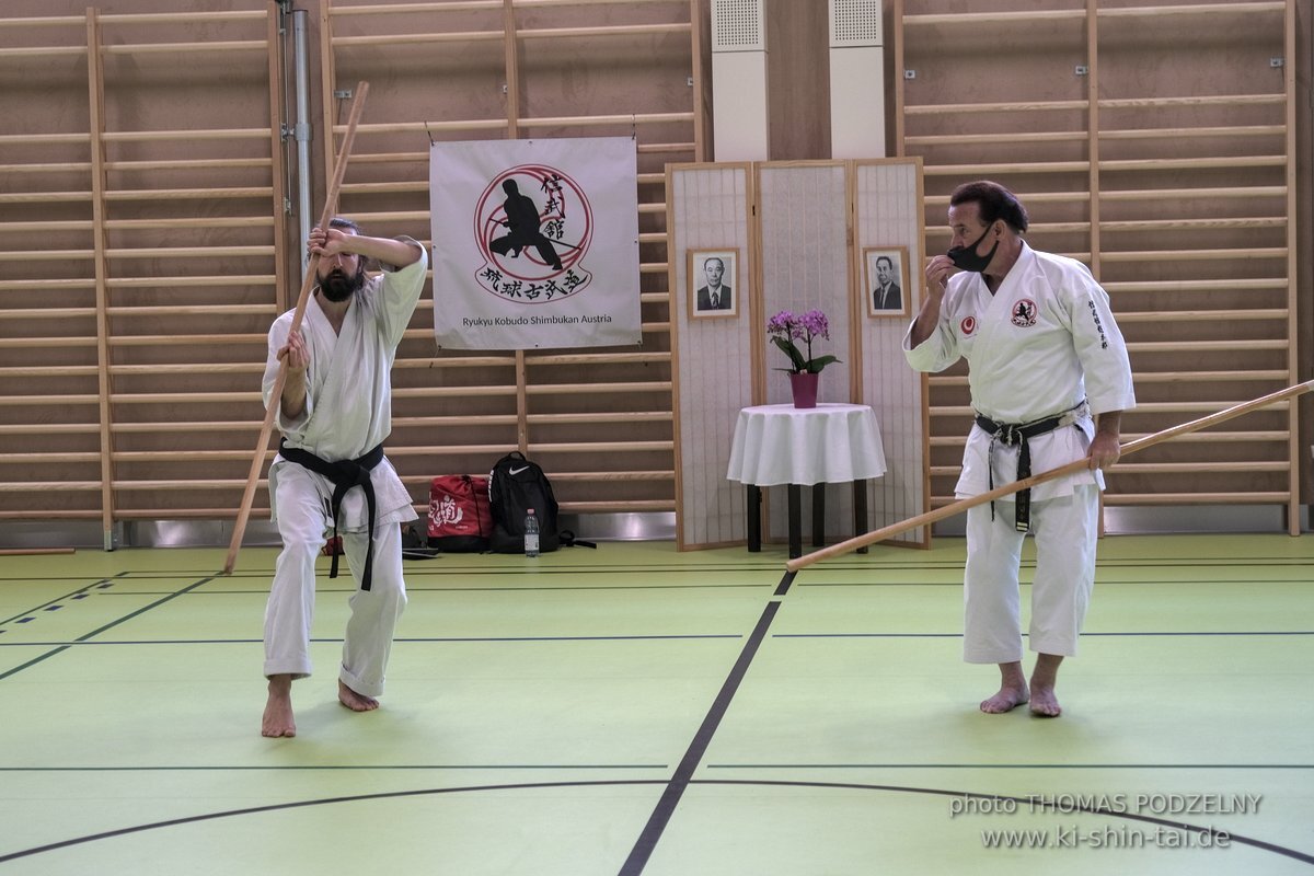 Ryukyu Kobudo Lehrgang Kaicho Hiroshi Akamine Wien 29.4.-1.5.2022 