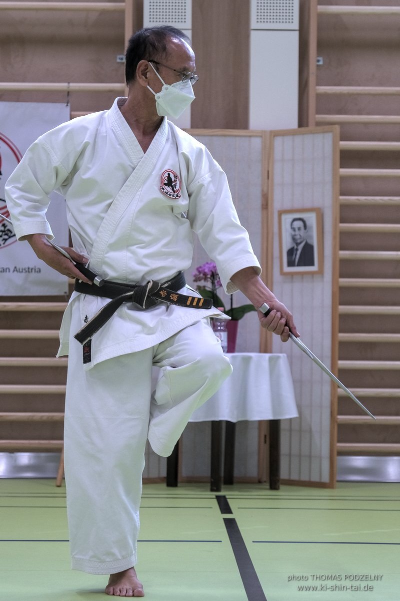 Ryukyu Kobudo Lehrgang Kaicho Hiroshi Akamine Wien 29.4.-1.5.2022 