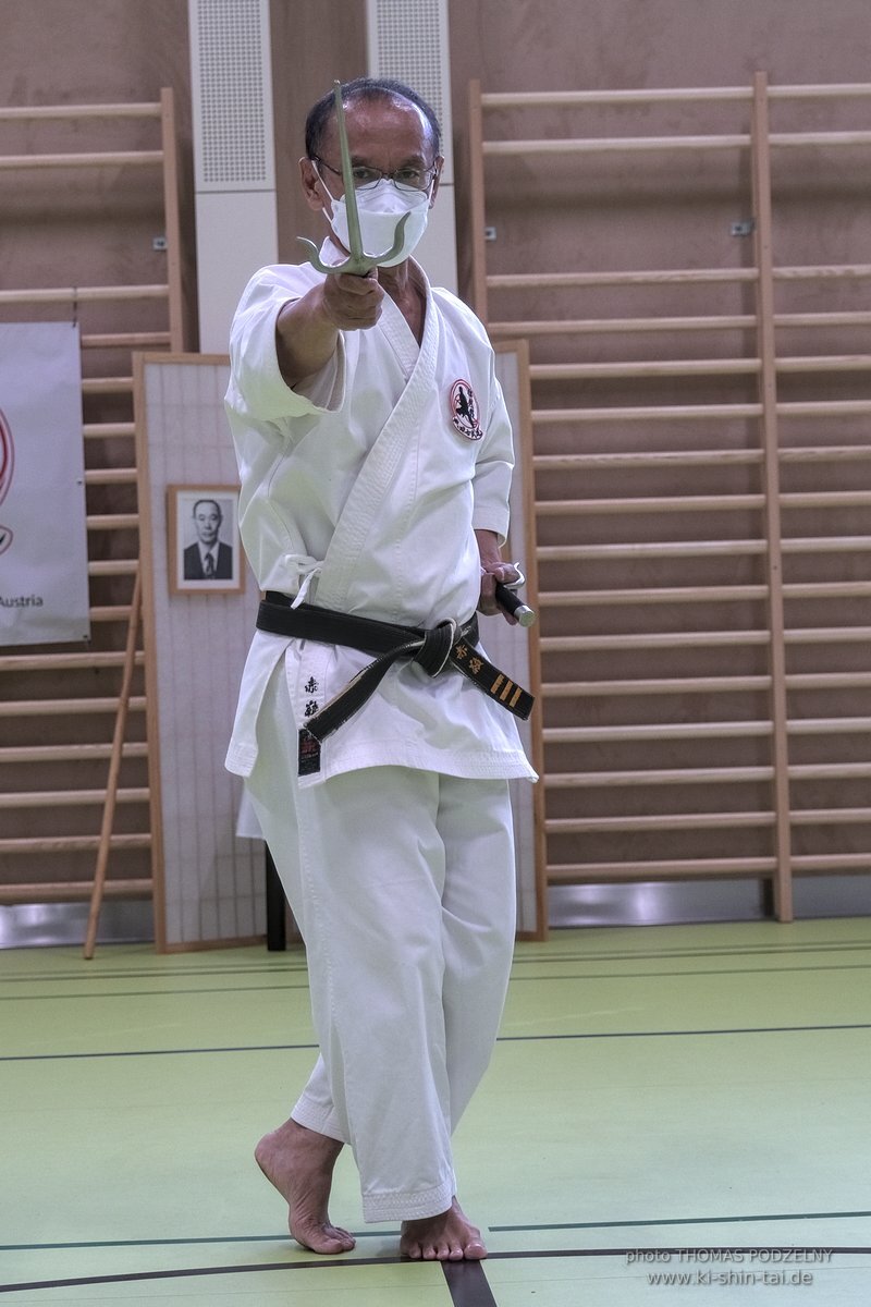 Ryukyu Kobudo Lehrgang Kaicho Hiroshi Akamine Wien 29.4.-1.5.2022 