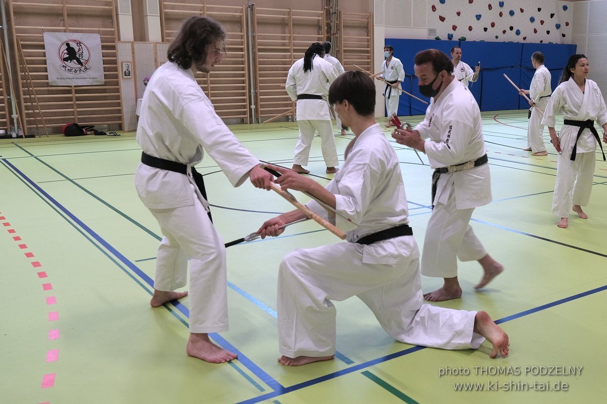 Ryukyu Kobudo Lehrgang Kaicho Hiroshi Akamine Wien 29.4.-1.5.2022 