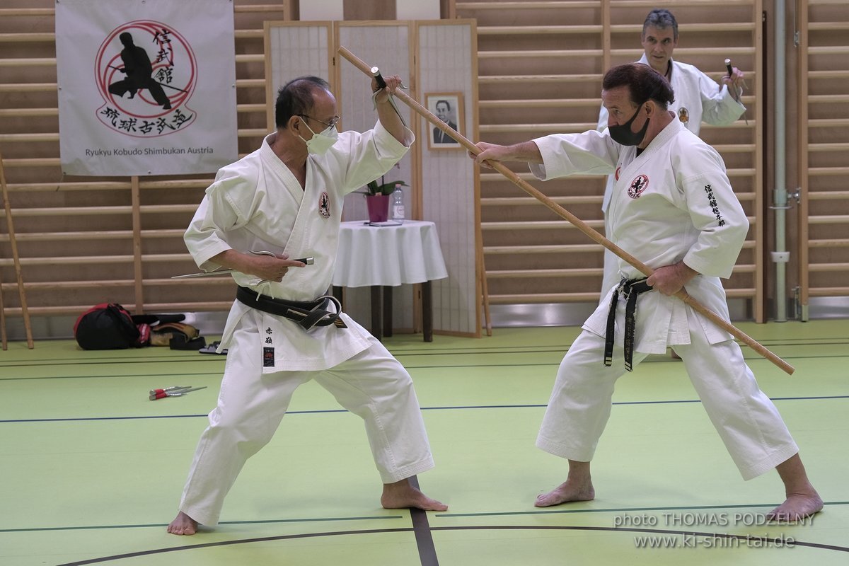 Ryukyu Kobudo Lehrgang Kaicho Hiroshi Akamine Wien 29.4.-1.5.2022 