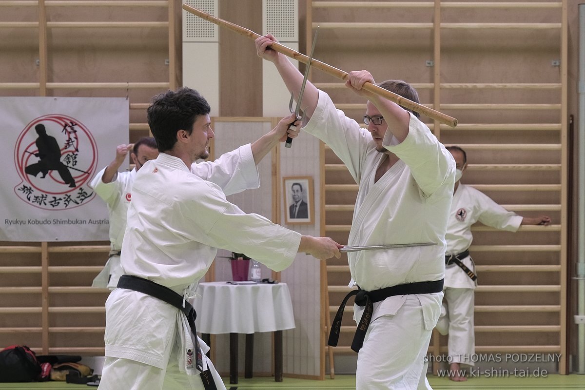 Ryukyu Kobudo Lehrgang Kaicho Hiroshi Akamine Wien 29.4.-1.5.2022 