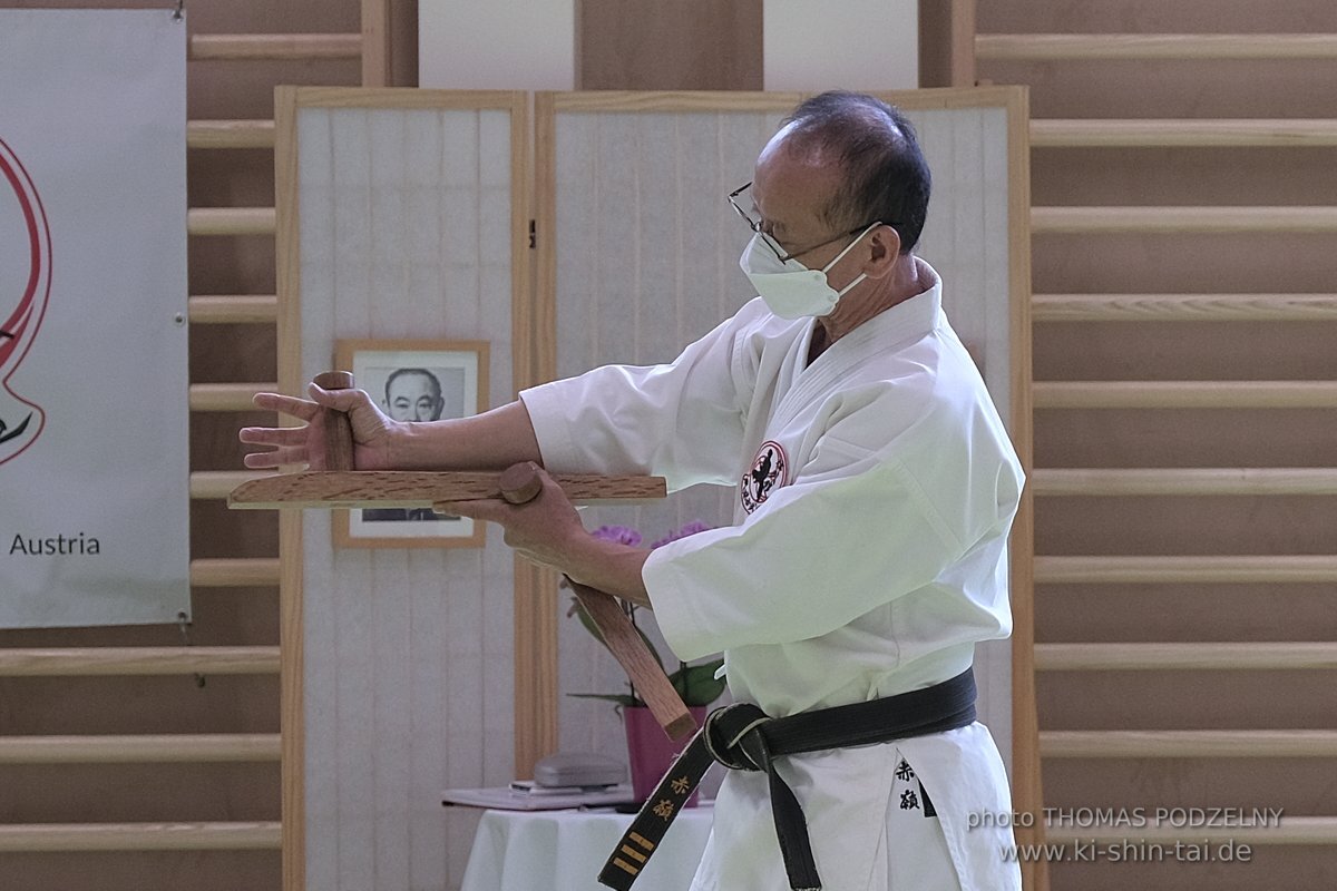 Ryukyu Kobudo Lehrgang Kaicho Hiroshi Akamine Wien 29.4.-1.5.2022 