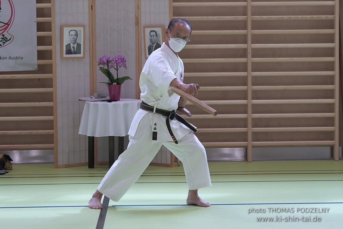 Ryukyu Kobudo Lehrgang Kaicho Hiroshi Akamine Wien 29.4.-1.5.2022 