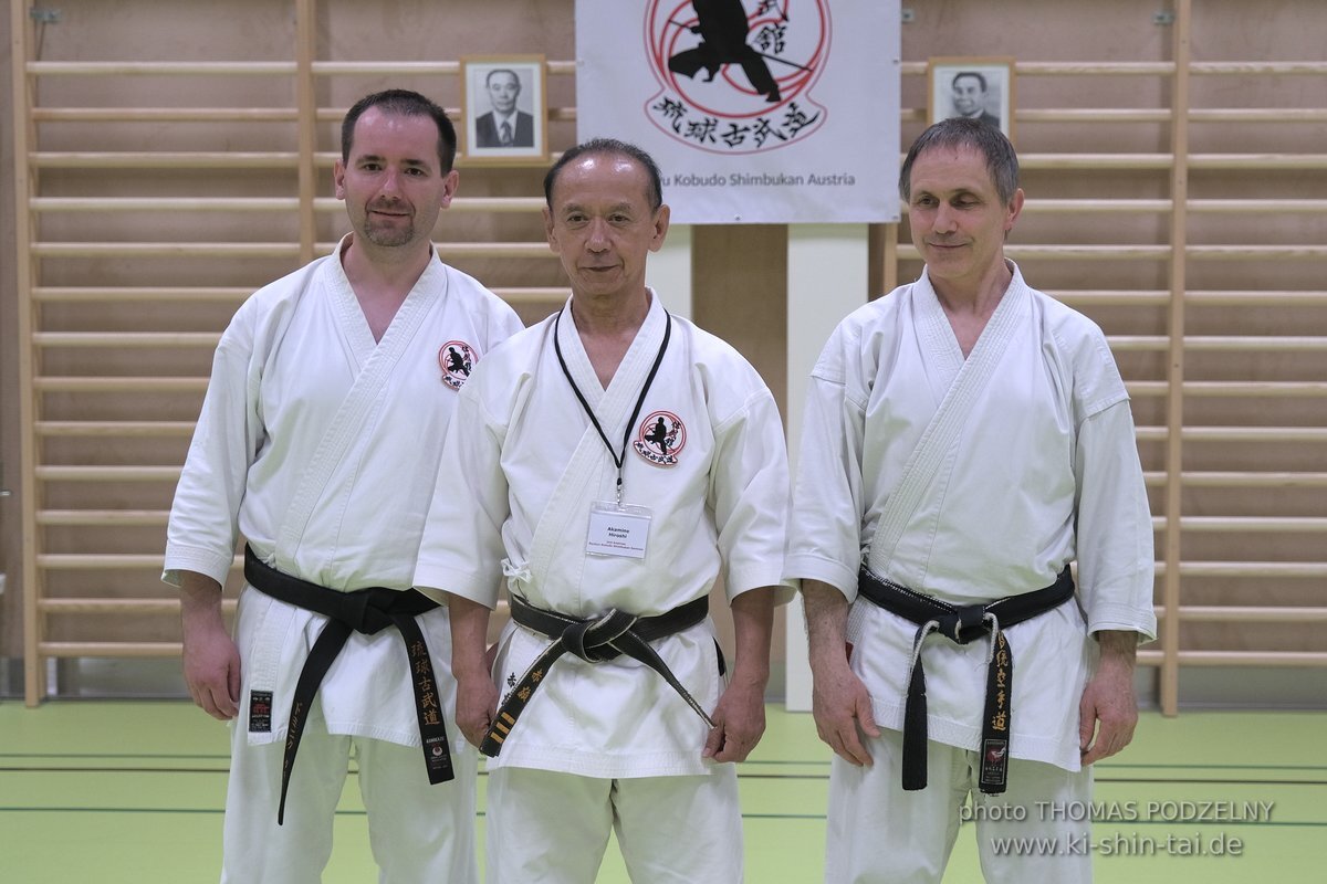 Ryukyu Kobudo Lehrgang Kaicho Hiroshi Akamine Wien 29.4.-1.5.2022 