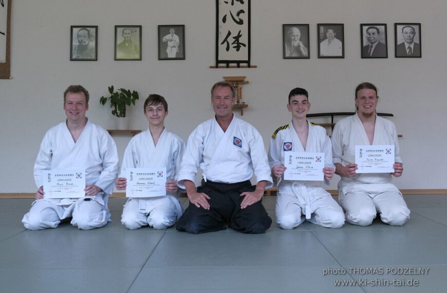 Aikidô Kyû Prüfungen 12.7.2020