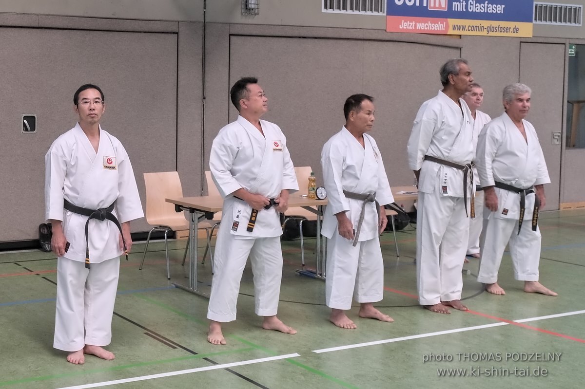 BKB Tag 2023 Ingolstadt mit Masanari Kikugawa 10.Dan, Koyu Higa 7.Dan und Sadanao Uechi 7.Dan  aus Okinawa