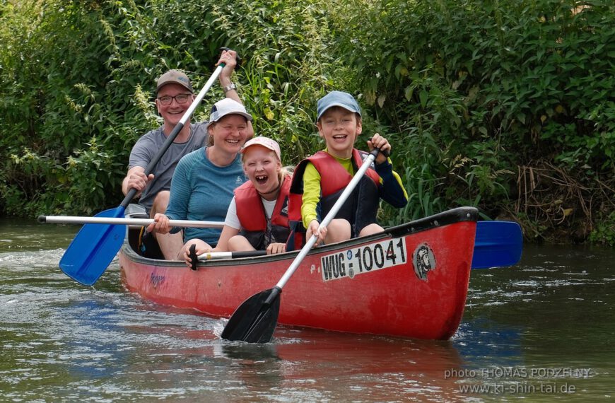 Familien-Kanuwochenende auf der Altmühl 29./30.6.2024 