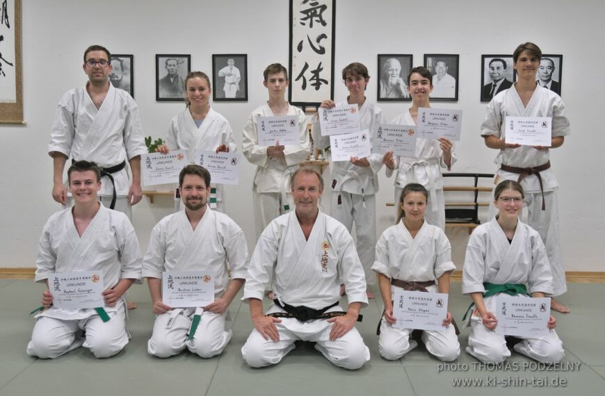 Karate und Kobudô Kyû Prüfungen 24.7.2020