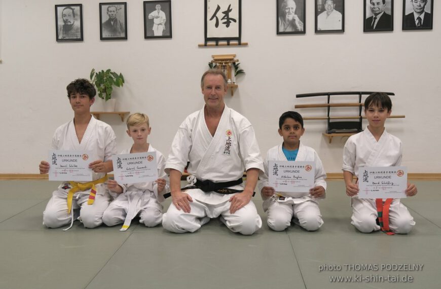 Karate Kids Kyû Prüfungen 09.10.2020