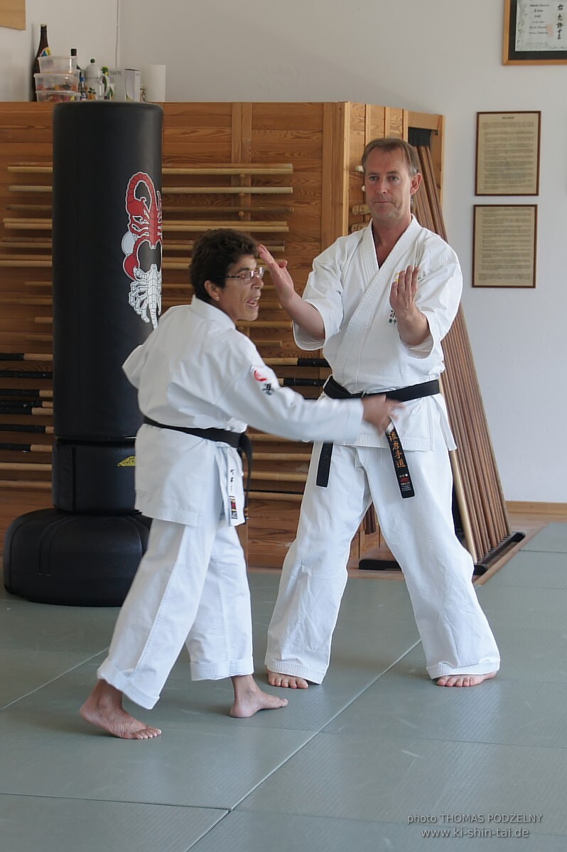 Uechiryu Karate Lehrgang mit Peggy Hess 7.Dan aus Florida/USA am 18.7.2016 