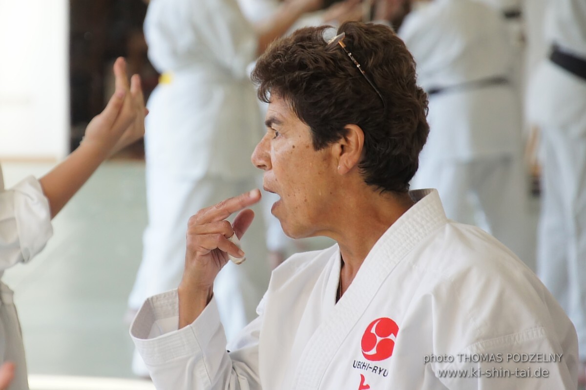 Uechiryu Karate Lehrgang mit Peggy Hess 7.Dan aus Florida/USA am 18.7.2016 