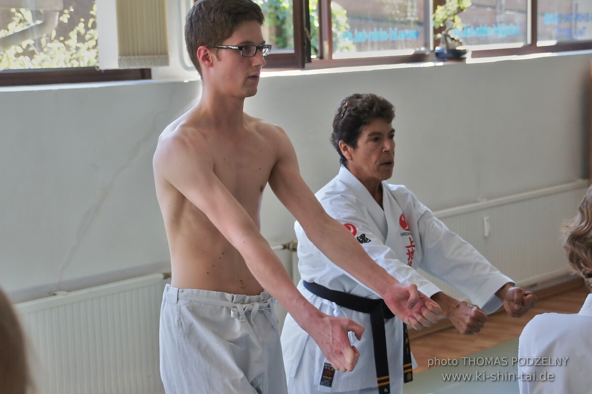 Uechiryu Karate Lehrgang mit Peggy Hess 7.Dan aus Florida/USA am 18.7.2016 