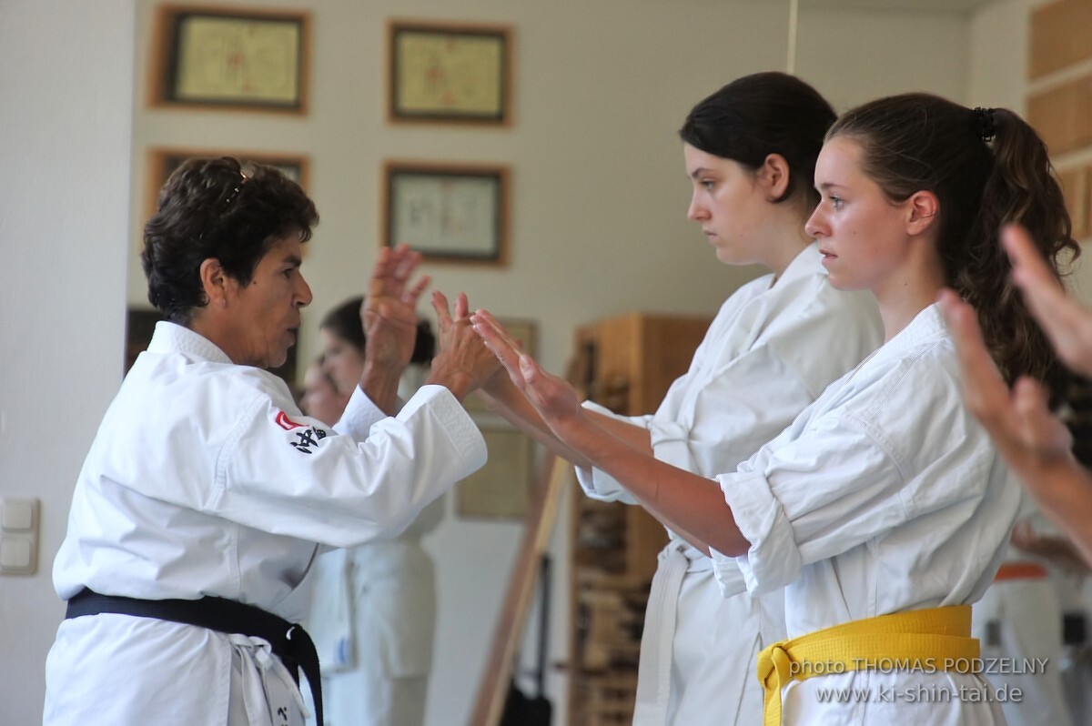 Uechiryu Karate Lehrgang mit Peggy Hess 7.Dan aus Florida/USA am 18.7.2016 