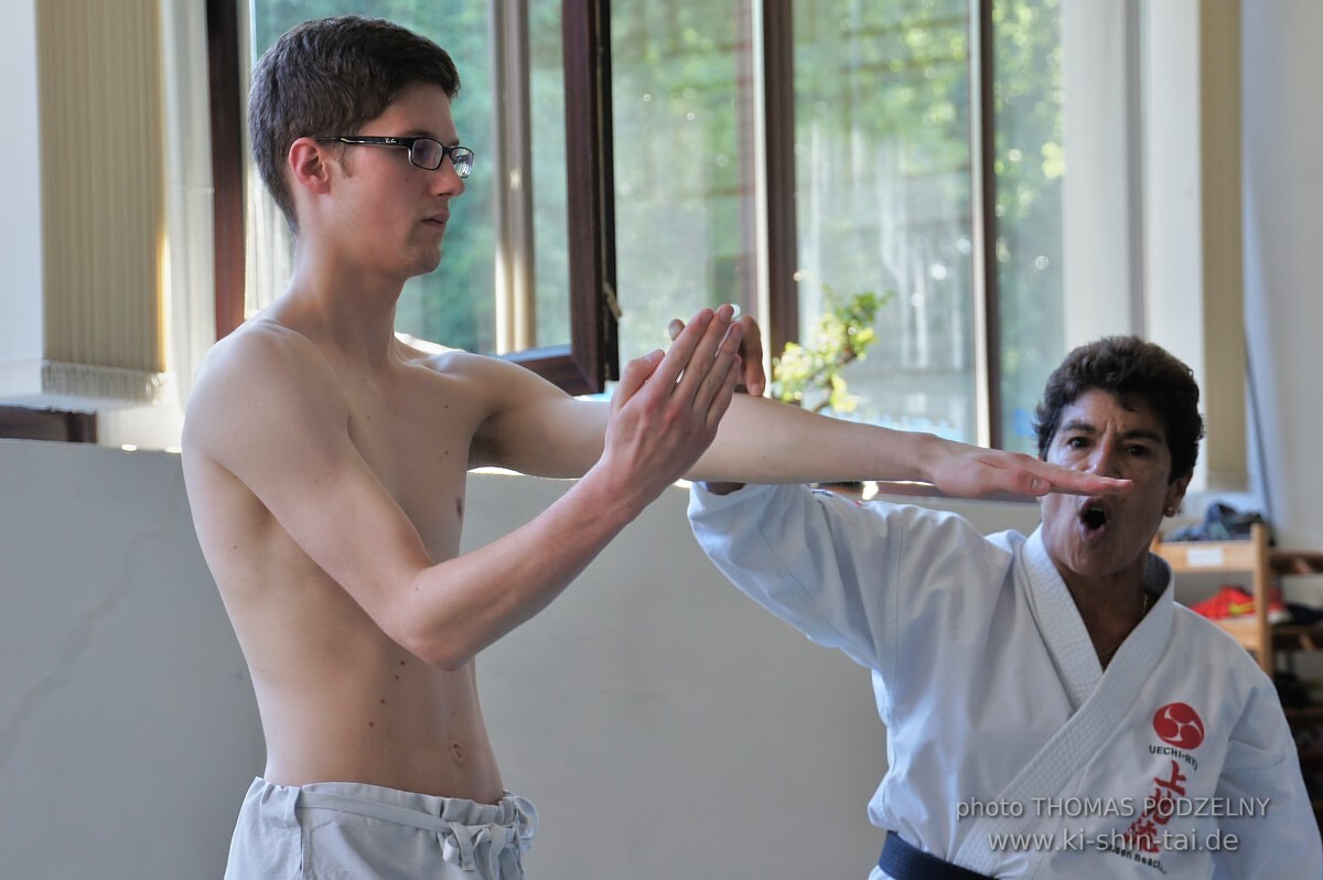 Uechiryu Karate Lehrgang mit Peggy Hess 7.Dan aus Florida/USA am 18.7.2016 