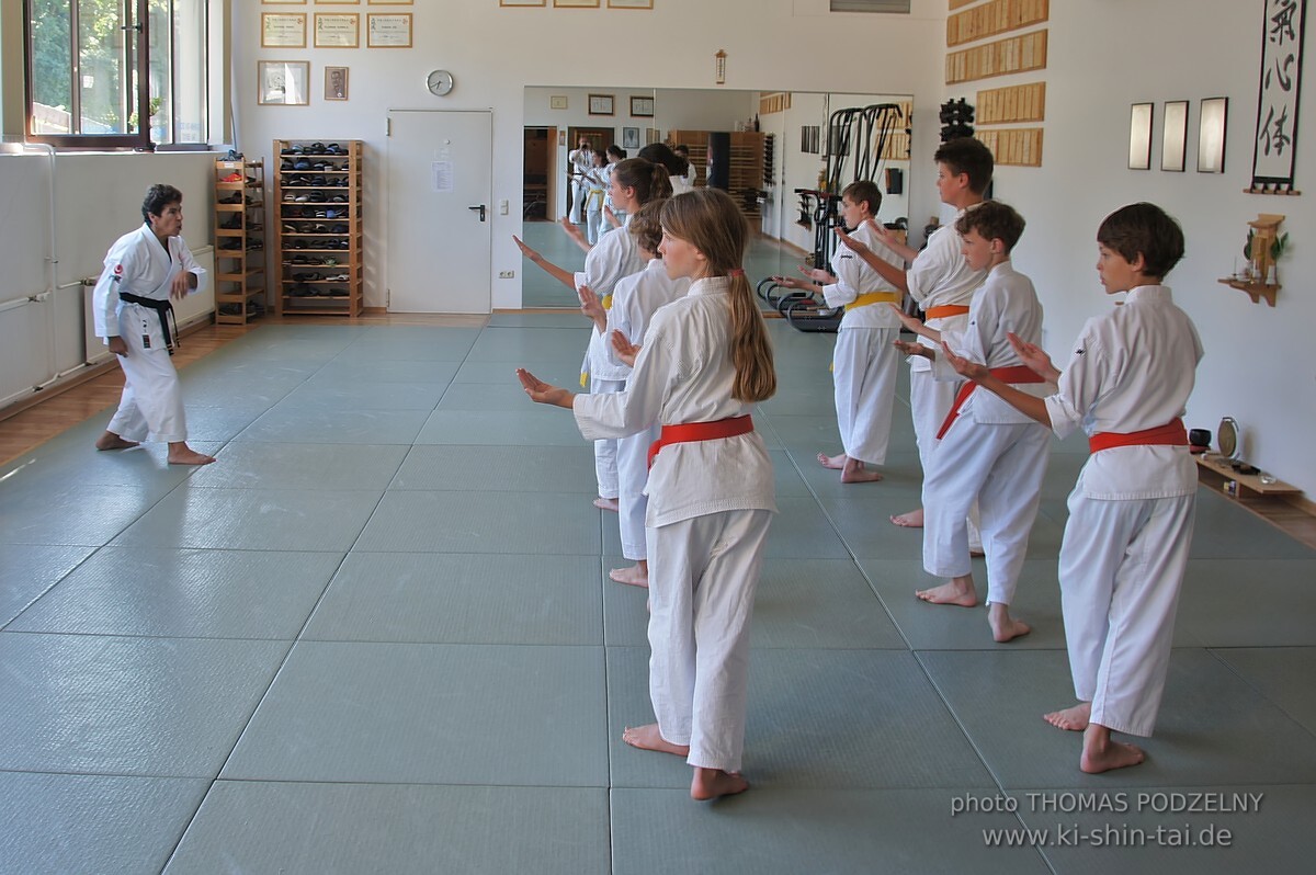 Uechiryu Karate Lehrgang mit Peggy Hess 7.Dan aus Florida/USA am 18.7.2016 