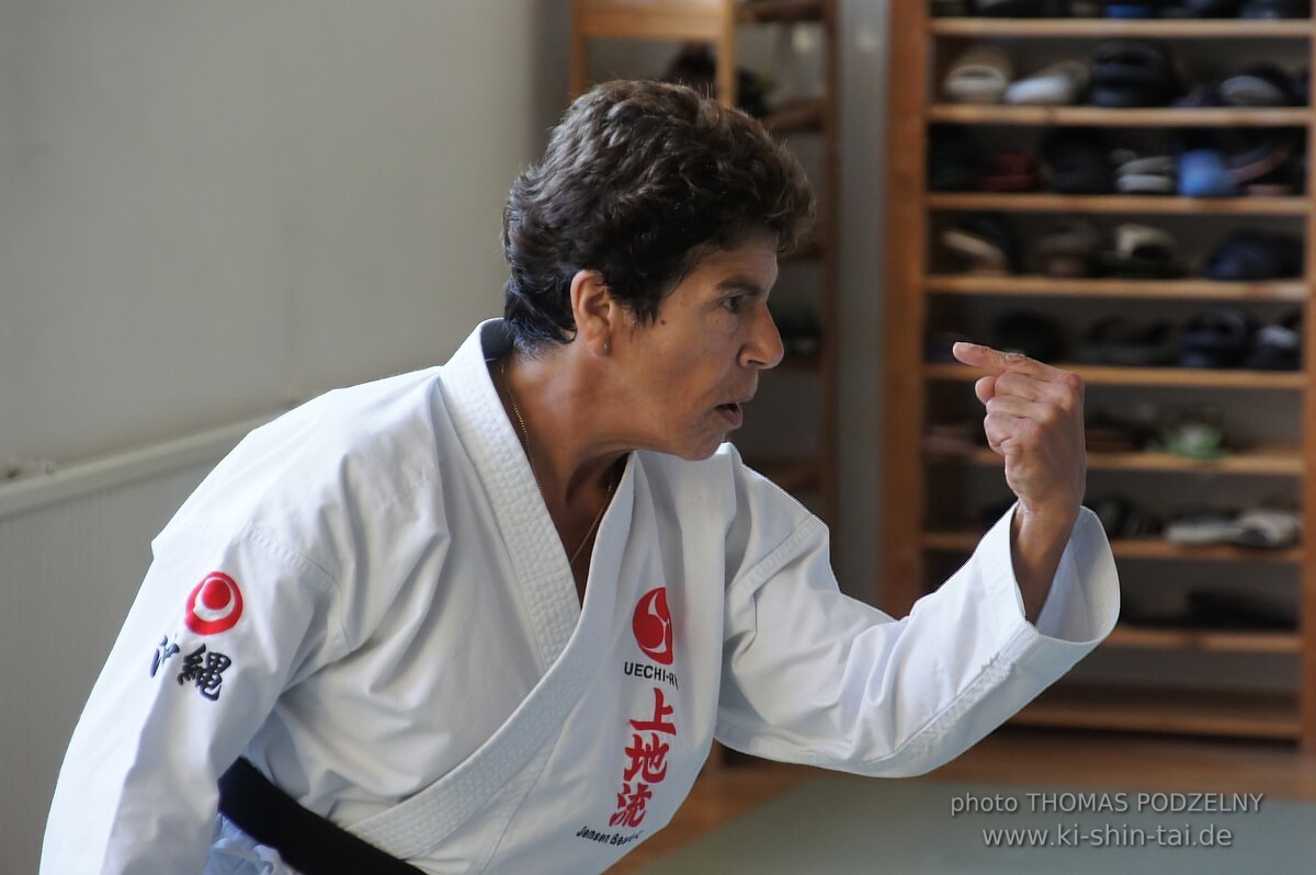 Uechiryu Karate Lehrgang mit Peggy Hess 7.Dan aus Florida/USA am 18.7.2016 