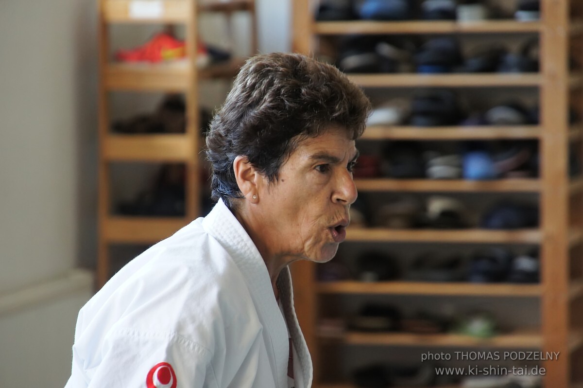 Uechiryu Karate Lehrgang mit Peggy Hess 7.Dan aus Florida/USA am 18.7.2016 