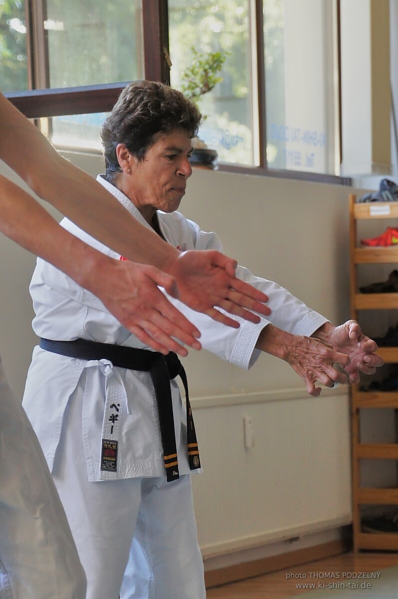 Uechiryu Karate Lehrgang mit Peggy Hess 7.Dan aus Florida/USA am 18.7.2016 