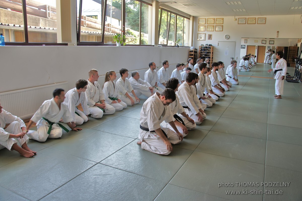 Uechiryu Karate Lehrgang mit Peggy Hess 7.Dan aus Florida/USA am 18.7.2016 