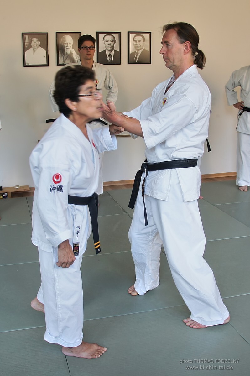 Uechiryu Karate Lehrgang mit Peggy Hess 7.Dan aus Florida/USA am 18.7.2016 