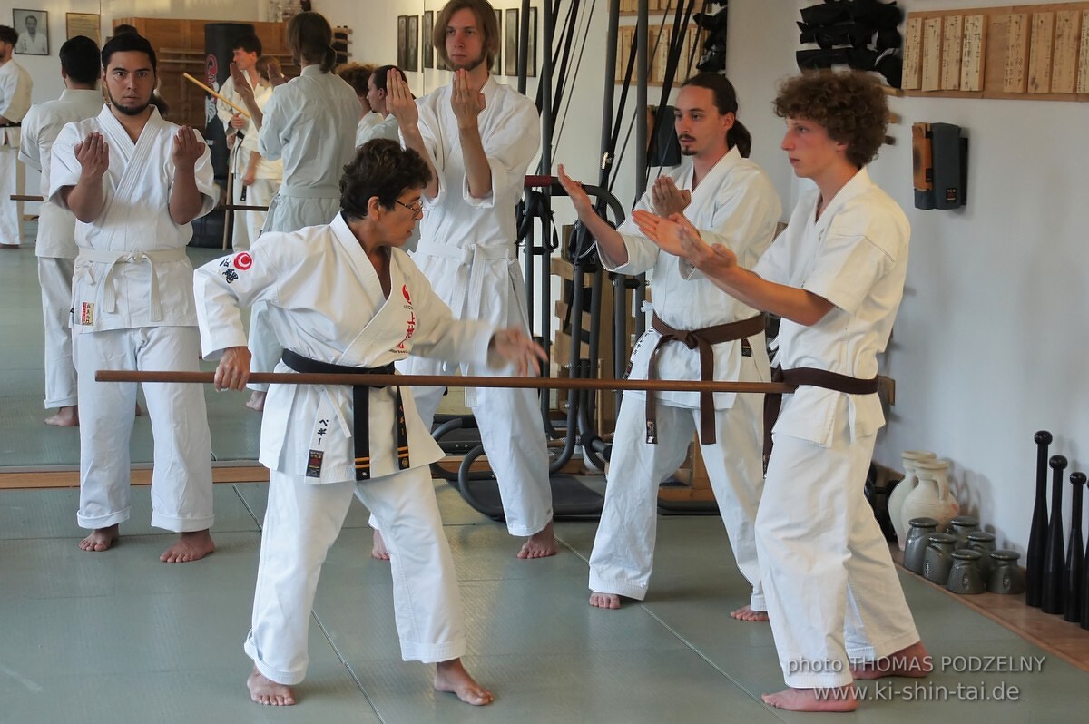 Uechiryu Karate Lehrgang mit Peggy Hess 7.Dan aus Florida/USA am 18.7.2016 