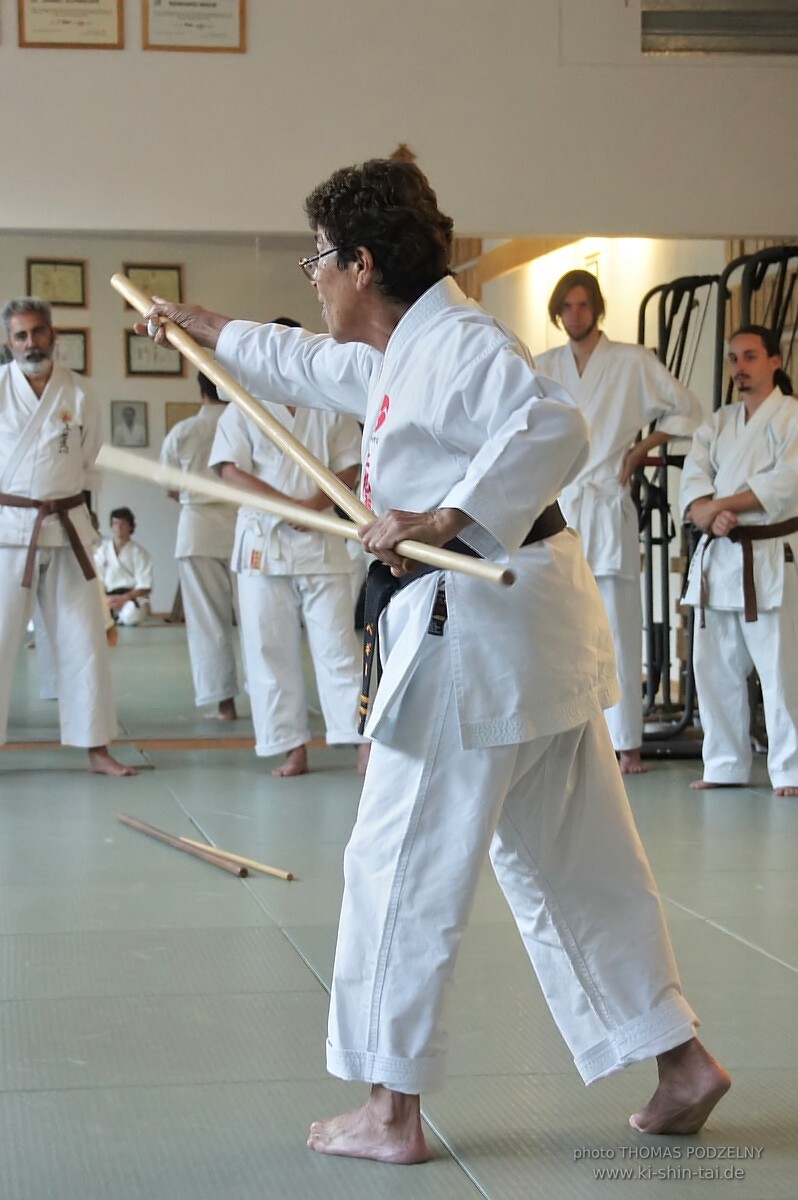 Uechiryu Karate Lehrgang mit Peggy Hess 7.Dan aus Florida/USA am 18.7.2016 