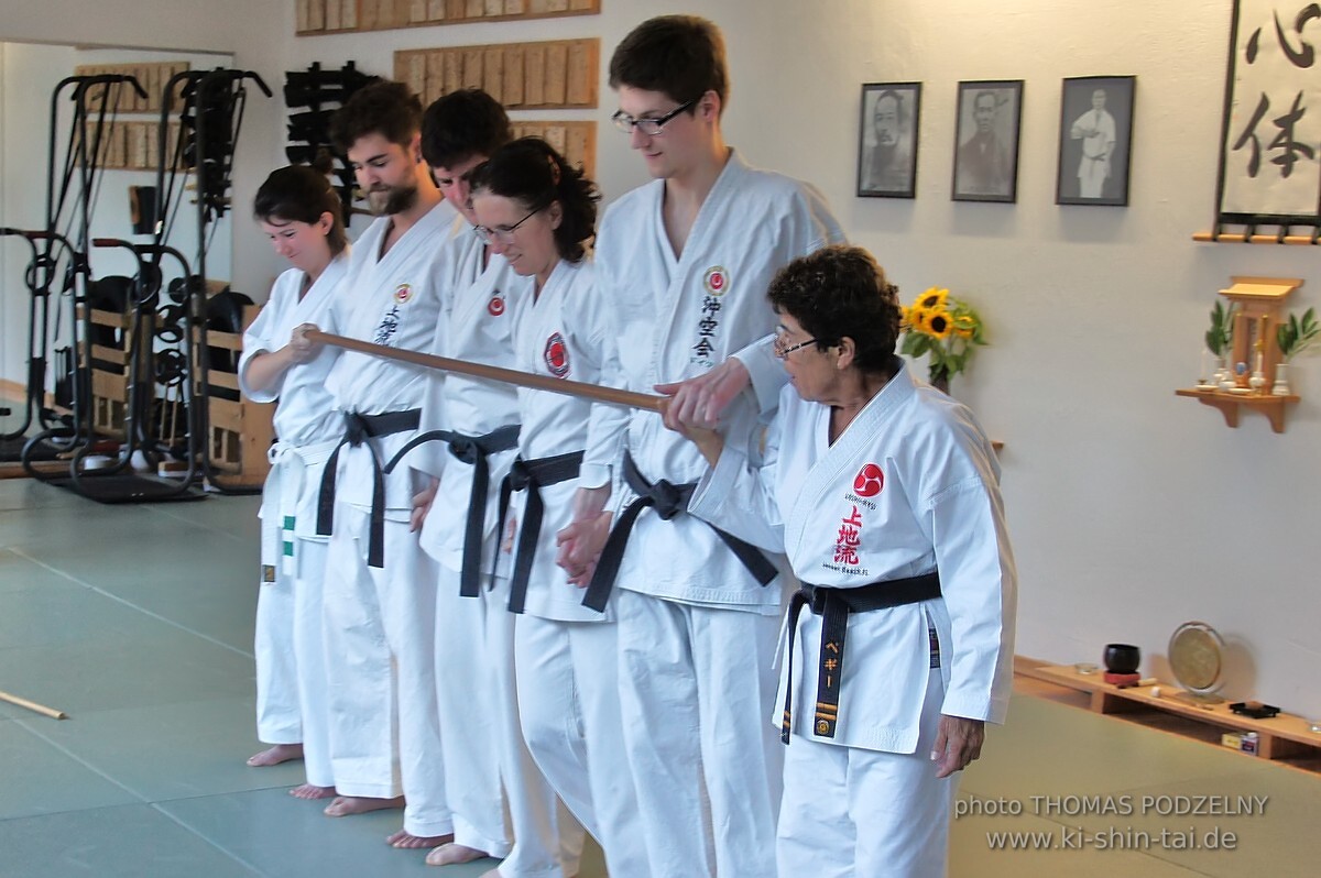 Uechiryu Karate Lehrgang mit Peggy Hess 7.Dan aus Florida/USA am 18.7.2016 